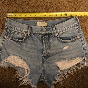 Free people loving good vibrations shorts